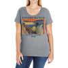 Edvard Munch Skrik Ladies Curvy T-Shirt