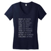 Dream Like Martin Women's V-Neck T-Shirt