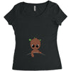 Baby Groot Women's Triblend Scoop T-shirt