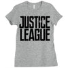 justice league Ladies Fitted T-Shirt