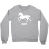 unicorn believe Crewneck Sweatshirt