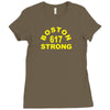 boston 617 strong Ladies Fitted T-Shirt