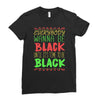 everybody wanna be black Ladies Fitted T-Shirt