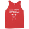 eyes in the back of my shirt Tank Top