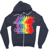 Goku Rainbow T-Shirt Zipper Hoodie