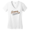 the guy with the gun Women's V-Neck T-Shirt