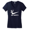 just shoot it Women's V-Neck T-Shirt