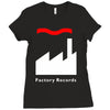factory records Ladies Fitted T-Shirt
