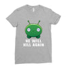 He Will Kill Again Ladies Fitted T-Shirt