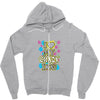 love my crazy dog Zipper Hoodie