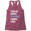 This is What Trans Looks Like Racerback Tank