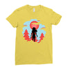 adventure girl Ladies Fitted T-Shirt