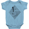 surf nose Baby Onesie