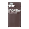 definition of a geek iPhone 7 Case