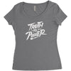 truth to power Women's Triblend Scoop T-shirt
