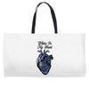 winter in my heart Weekender Totes