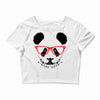 cool panda Crop Top