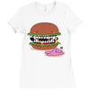 monster burger Ladies Fitted T-Shirt