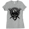 skull Ladies Fitted T-Shirt