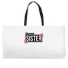 blessed sister with flower Weekender Totes
