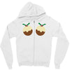 christmas pudding Zipper Hoodie