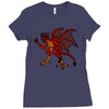 pug Ladies Fitted T-Shirt