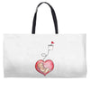 Mom and Baby are Connected to the Heart Weekender Totes