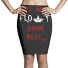 stephen we all float down here movie scene baloon Pencil Skirts
