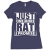 Just One More Rat I Promise Ladies Fitted T-Shirt