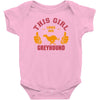 This Girl Loves Her Greyhound Baby Onesie