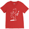 banksy teddy bear pop art new V-Neck Tee
