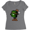 dollar king Women's Triblend Scoop T-shirt