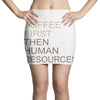 coffee then human resources Mini Skirts