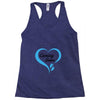 coming soon baby boy maternity design Racerback Tank