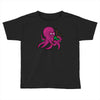 purple octopus playing the bagpipes Toddler T-shirt