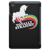 totally straight funny rainbow unicorn gay pride novelty fashion iPad Mini