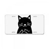 black cat (2) License Plate
