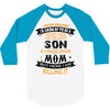 Super Cool Son Of A Freaking Awesome Mom 3/4 Sleeve Shirt