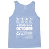 Born In October Tank Top