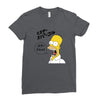 Homer Simpson Ladies Fitted T-Shirt