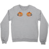 pumpkin skull hand Crewneck Sweatshirt