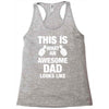 this is what an awesome dad looks like Racerback Tank