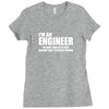 engineer funny Ladies Fitted T-Shirt