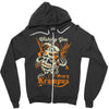 scary krampus Zipper Hoodie