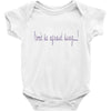 don't be afraid Baby Bodysuit