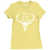this is my design funny retro hannibal season horror vintage Ladies Fitted T-Shirt