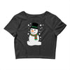 christmas snowman Crop Top