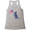 Patriotic T-Rex Racerback Tank