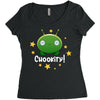 Final Space Chookity with Stars Women's Triblend Scoop T-shirt