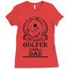Golfer Dad Ladies Fitted T-Shirt